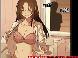 Dívka kamarád sexy anime z kres-manytoon.com