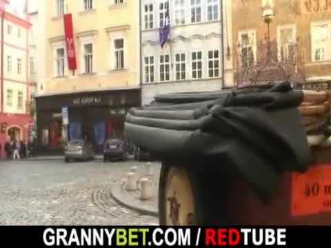 Granny tourist gets pounded